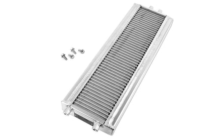 Improved Racing - High efficiency single-pass oil cooler for C6 Corvette, 200 series, 48-row, 7.00" x 21.26", -10AN male ports