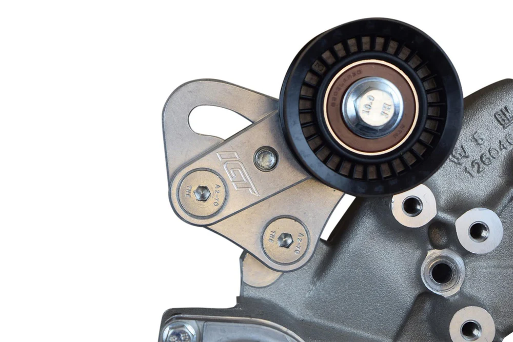 ICT Billet - Corvette CTS-V Billet Aluminum Manual Belt Tensioner G8 CTSV Z06 LS7 LS1 LS2 LS3