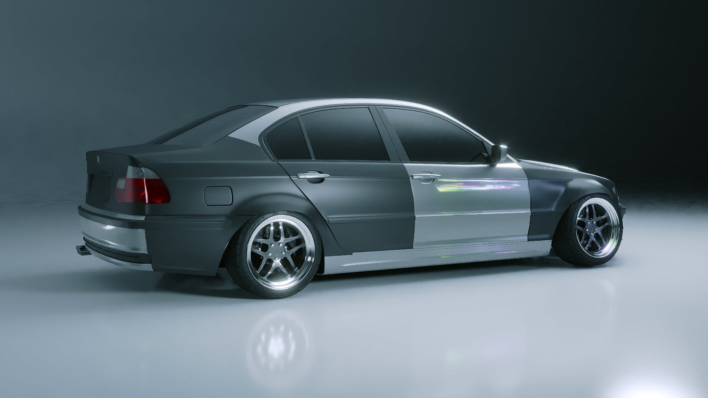 Big Duck Club - BMW E46 Sedan Overfenders