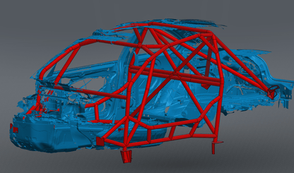 CAGEKITS - E82 FD Spec – Ladder Door Bar Roll Cage