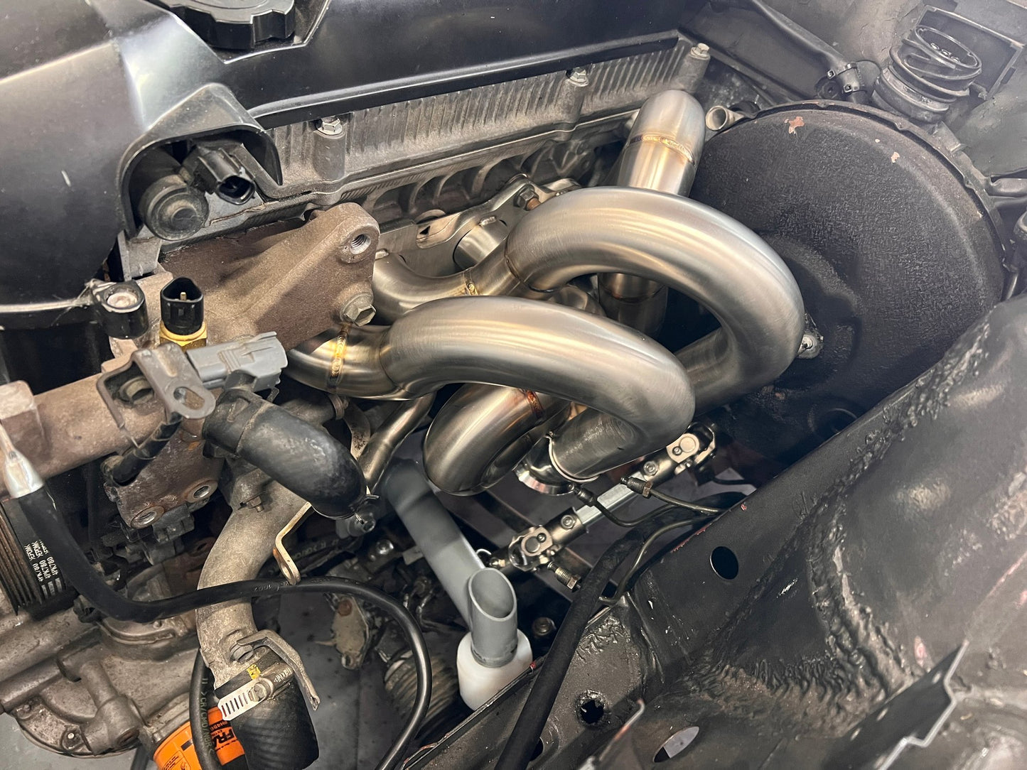 AK 3SGE BEAMS TO E30 RAM HORN STYLE HEADERS