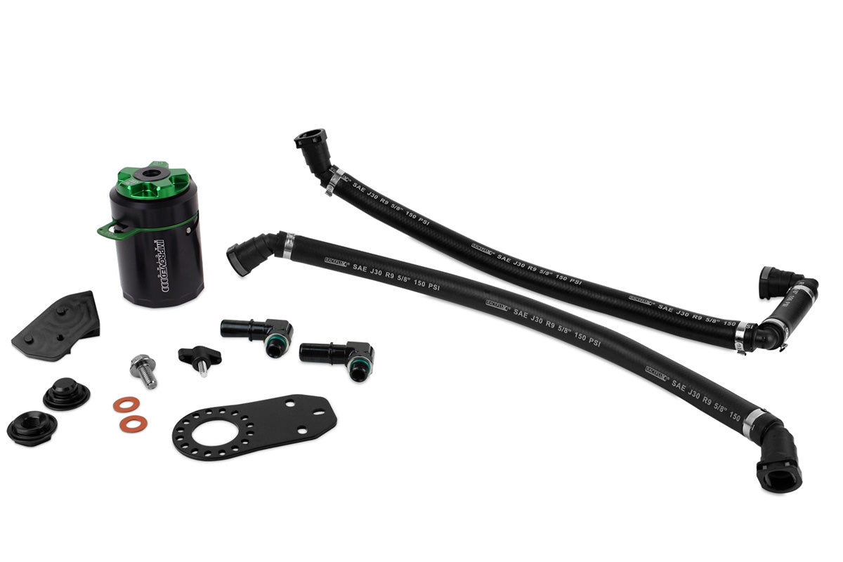 Improved Racing - CCS oil catch can kit, Dodge Charger & Challenger 6.2L Hemi Hellcat, Redeye, Demon