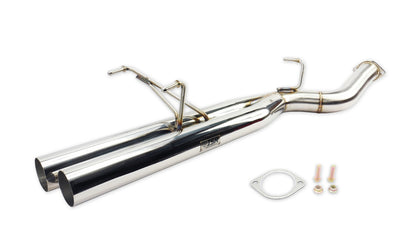 ISR Performance Series II - EP Dual Tip Blast Pipe Exhaust System -Resonated- Nissan 240sx 89-94 (S13)