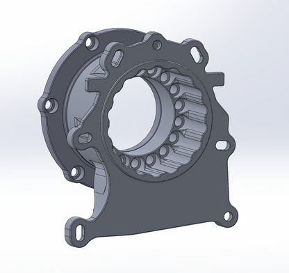 DomiWorks Engineering - NP231/241/242/243/246/249 TRANSFER CASE ADAPTER TO DODGE 8HP70/75 ECODIESEL RAM 1500
