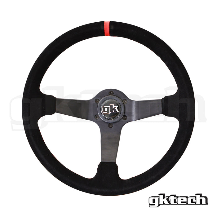 GKTech - STEERING WHEEL 350MM DEEP DISHED SUEDE