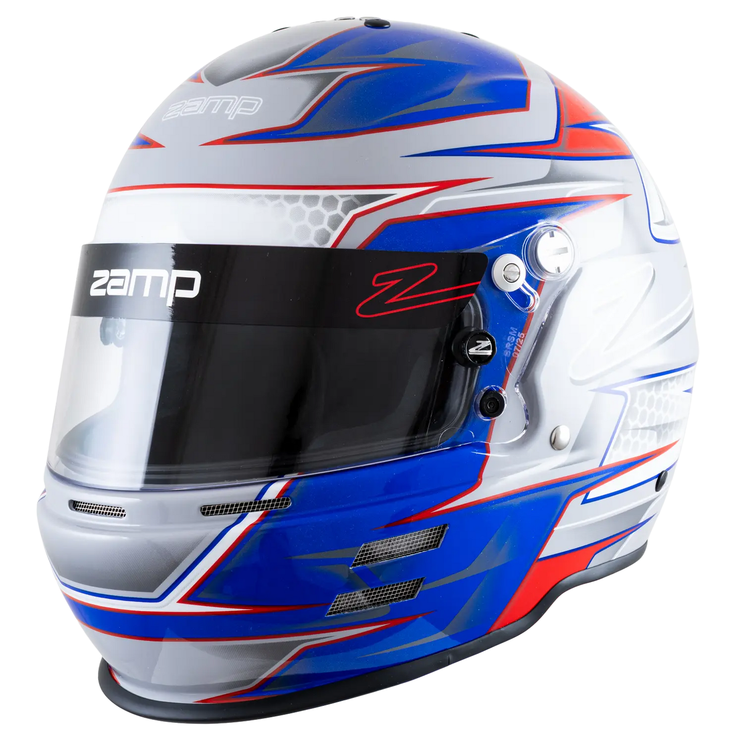 Zamp RZ-61S SNELL SA2025 Red/Blue Graphic