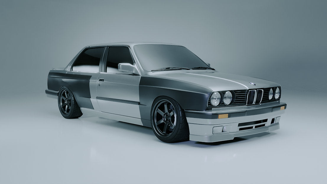 Big Duck Club - BMW E30 Sedan Overfender - M3 Style (50mm)