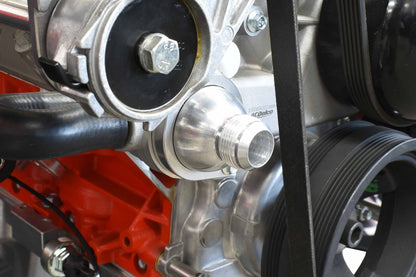 ICT Billet - Straight -16AN Thermostat Housing For LS Gen 3 Water Pump