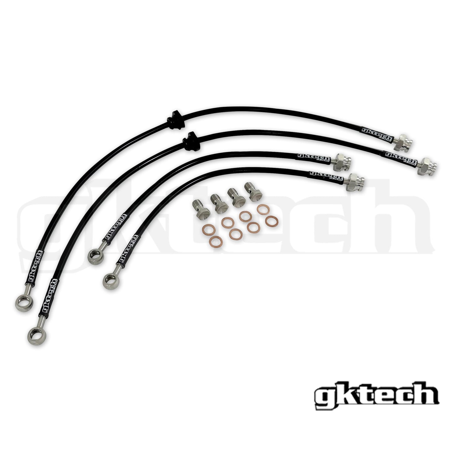 GKTech - S13 240SX BRAIDED BRAKE LINES
