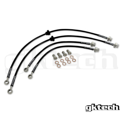 GKTech - S13 240SX BRAIDED BRAKE LINES