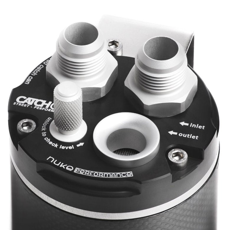 Nuke Performance - Carbon Oil Catch Can 0.75 liter, Matte carbon