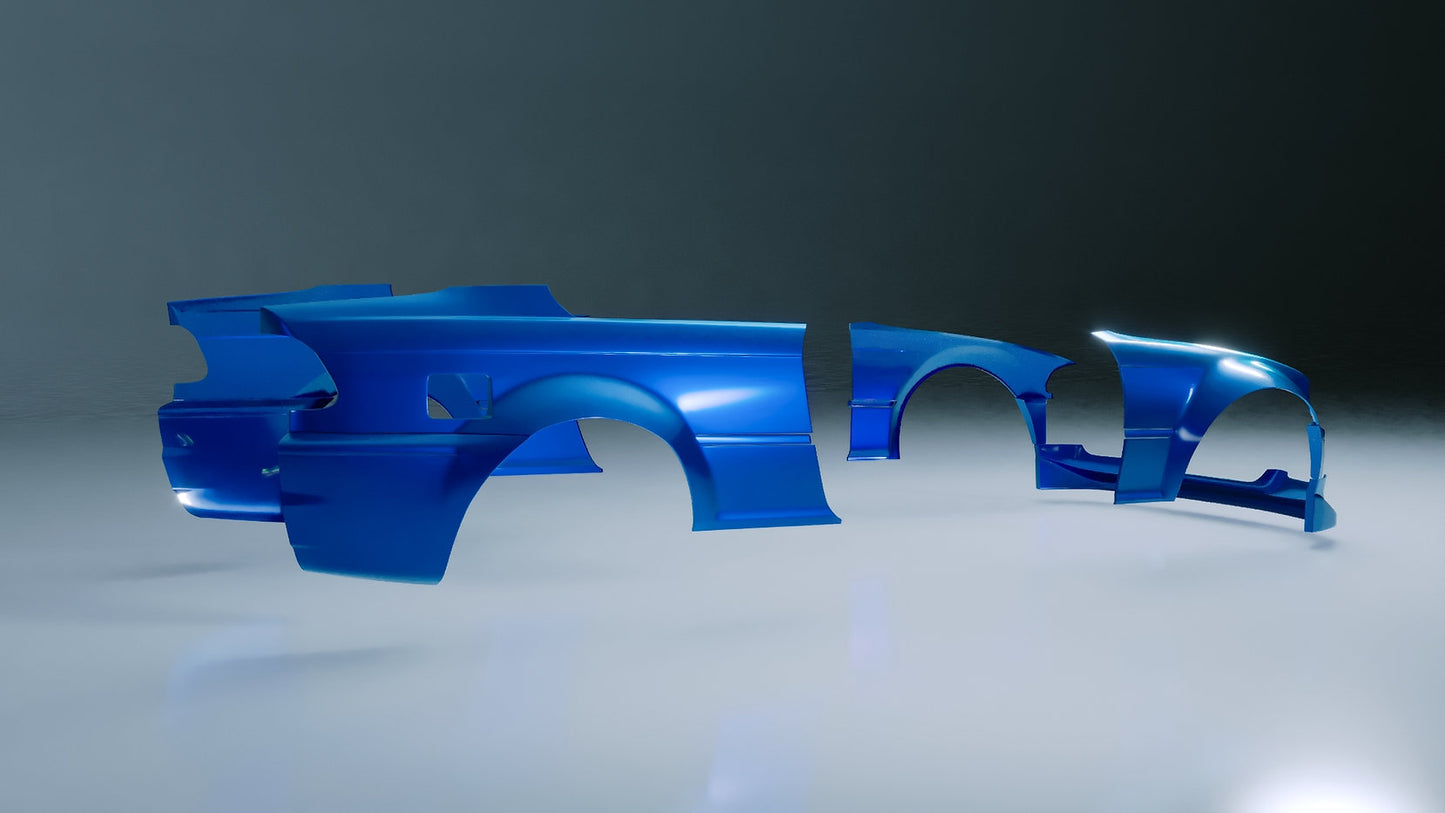 Big Duck Club - BMW E46 Coupe Overfenders (+60mm)