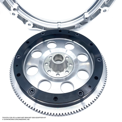 DomiWorks Engineering - TOYOTA 1GR-FE TO BMW 8HP 45/50/70/75 N57 B58 B57 ADAPTER KIT