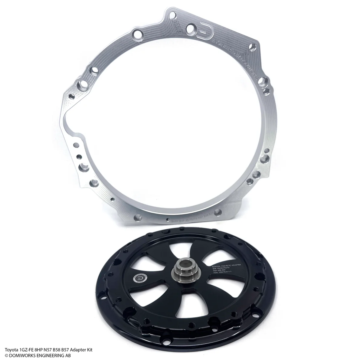 DomiWorks Engineering - TOYOTA 1GZ-FE V12 TO BMW 8HP 45/50/70/75 N57 B58 B57 ADAPTER KIT