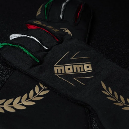 Momo Gloves Corsa Pro Anniversary Black 13 Fia 8856-2018
