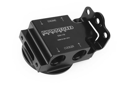 Improved Racing - 1996-2004 Ford Mustang (V8) oil cooler kit, 200F thermostat