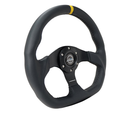NRG - FLAT BOTTOM STEERING WHEEL LEATHER