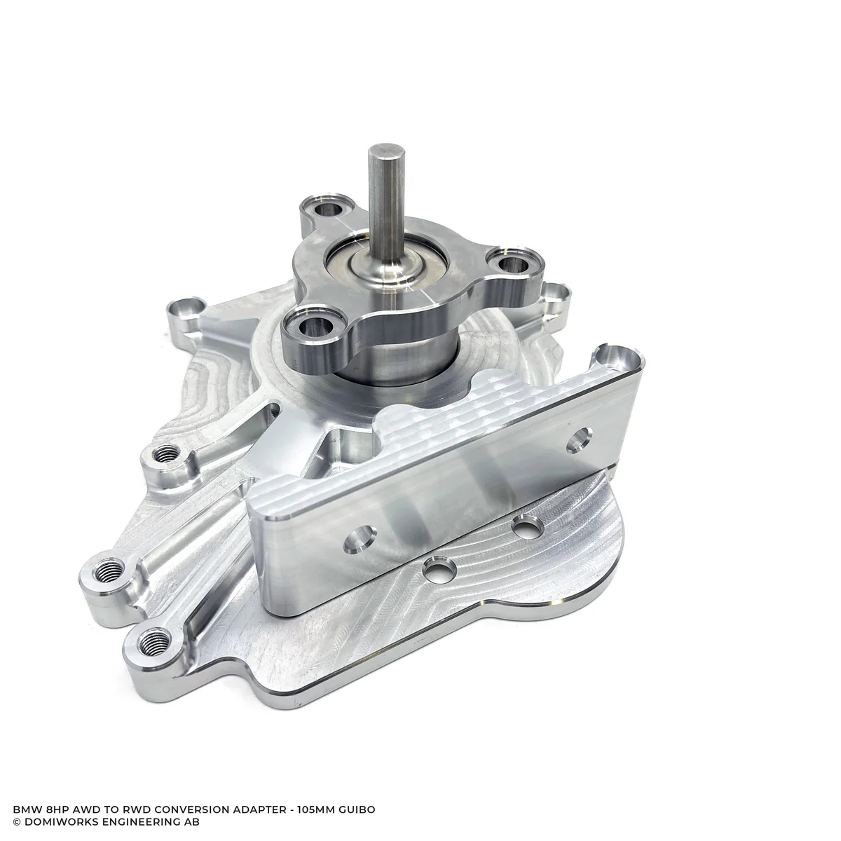 DomiWorks Engineering - BMW 8HP AWD TO RWD CONVERSION ADAPTER KIT - 105MM GUIBO