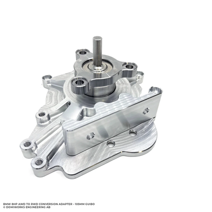 DomiWorks Engineering - BMW 8HP AWD TO RWD CONVERSION ADAPTER KIT - 105MM GUIBO