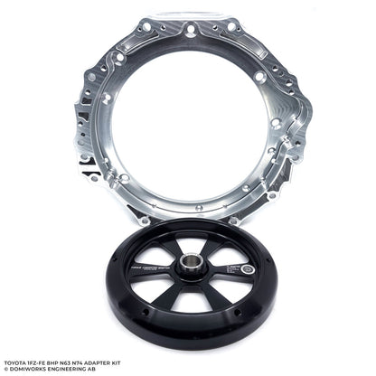 DomiWorks Engineering - TOYOTA 1FZ-FE TO BMW 8HP N63 N74 ADAPTER KIT