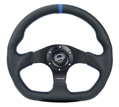 NRG - FLAT BOTTOM STEERING WHEEL LEATHER
