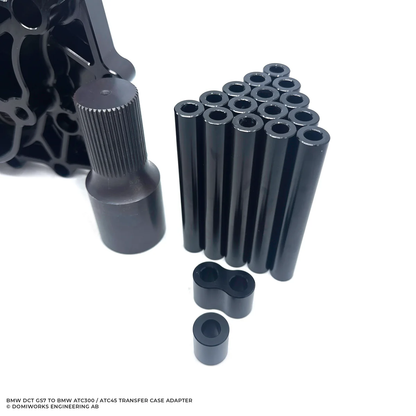 DomiWorks Engineering - BMW ATC300 Transfer Case to BMW DCT Conversion Adapter