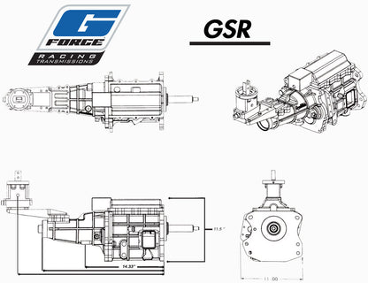 GForce - GForce GSR DogBox Transmission 4 Speed