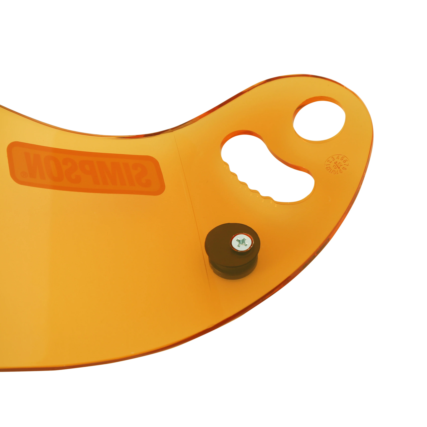 SIMPSON - DEVIL RAY HELMET REPLACEMENT SHIELDS - AMBER