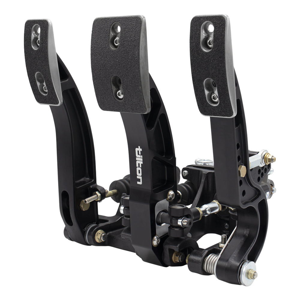 TILTON - 800-Series 3-pedal Floor Mount Pedal Assembly
