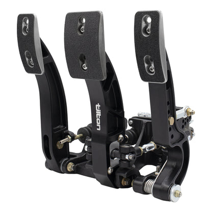TILTON - 800-Series 3-pedal Floor Mount Pedal Assembly