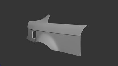 Big Duck Club - BMW E36 Coupe Rear Overfenders V1 (+55mm)