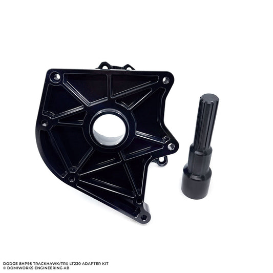 DomiWorks Engineering - LAND ROVER LT230 TRANSFER CASE ADAPTER KIT TO DODGE 8HP95 TRACKHAWK/TRX