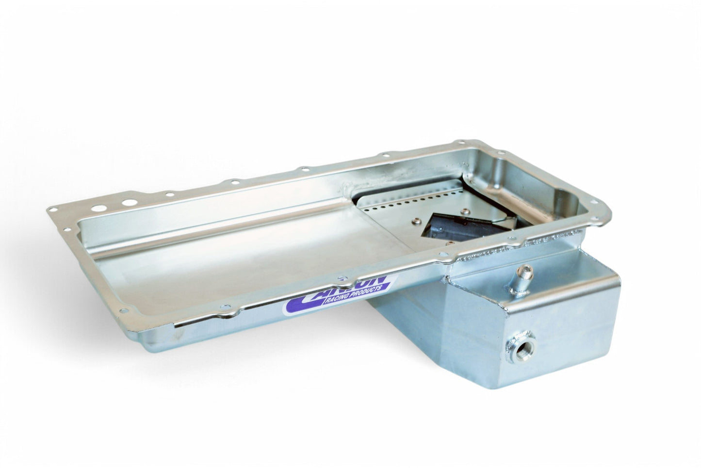 Canton - LS1/LS6 5-5/8" FT SUMP ROAD RACE / DRIFT PAN - BLACK PWD