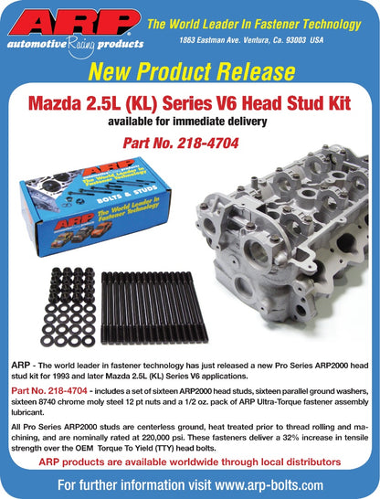 ARP Mazda 2.5L (KL Series) V6 Head Stud Kit