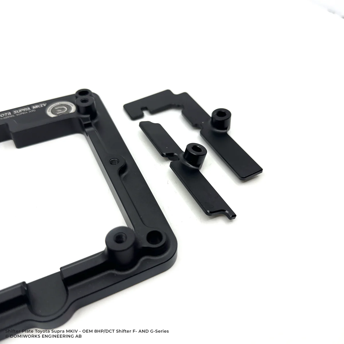 DomiWorks Engineering - SHIFTER PLATE TOYOTA SUPRA MKIV - OEM 8HP/DCT SHIFTER