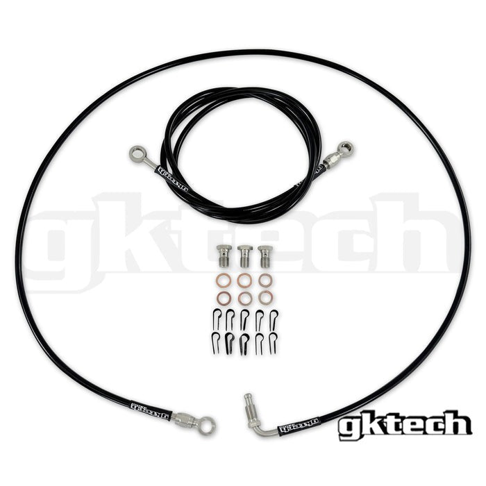 GKTech - LHD - KIT DE LINHA DE FREIO TRANÇADA EM LINHA (LHDB-ILNE) 