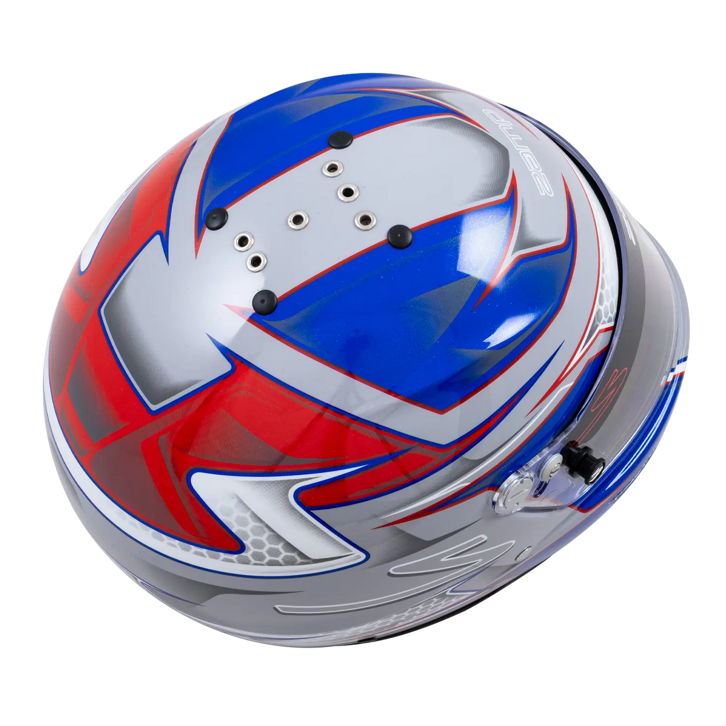 Zamp RZ-61S SNELL SA2025 Red/Blue Graphic
