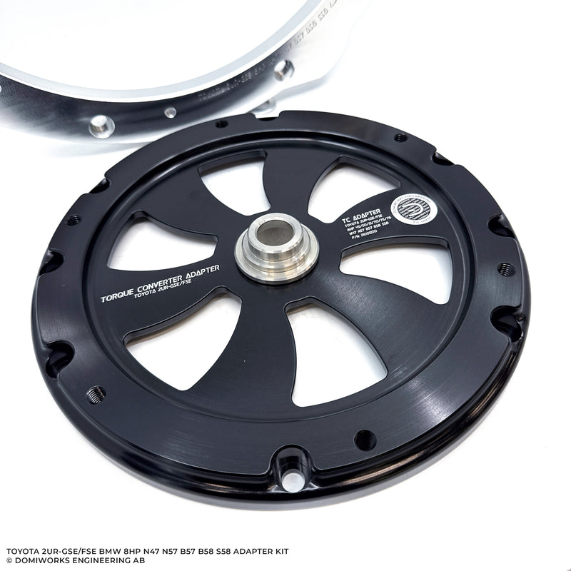 DomiWorks Engineering - TOYOTA 1UR/2UR-GSE/FSE TO 8HP 45/50/70/75/76 N47 N57 B57 B58 S58 ADAPTER KIT