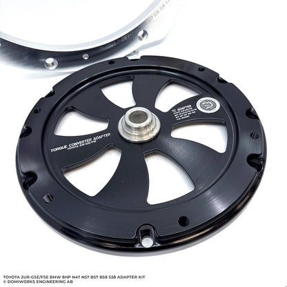DomiWorks Engineering - TOYOTA 1UR/2UR-GSE/FSE TO 8HP 45/50/70/75/76 N47 N57 B57 B58 S58 ADAPTER KIT