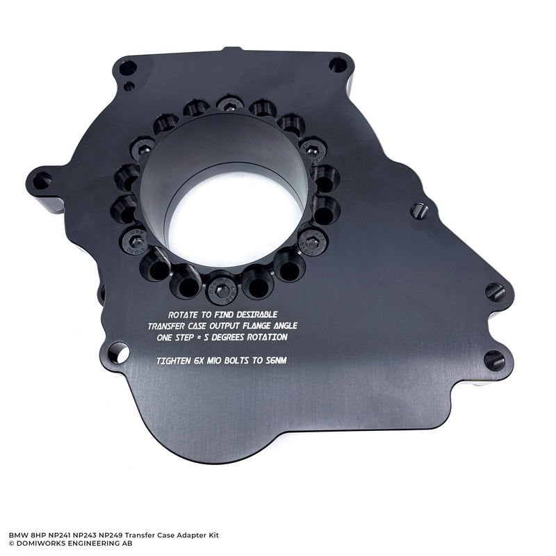 DomiWorks Engineering - NP231/241/242/243/246/249 TRANSFER CASE ADAPTER KIT TO BMW 8HP
