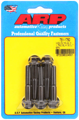 ARP 5/16-24 in. RH Thread, 1.750 in Hex Head Bolts - Set of 5