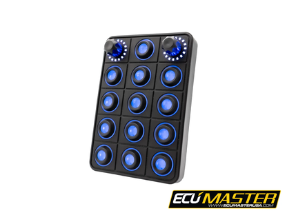ECU MASTER - 15-POSITION CAN KEYBOARD W/ ROTARY SWITCHES
