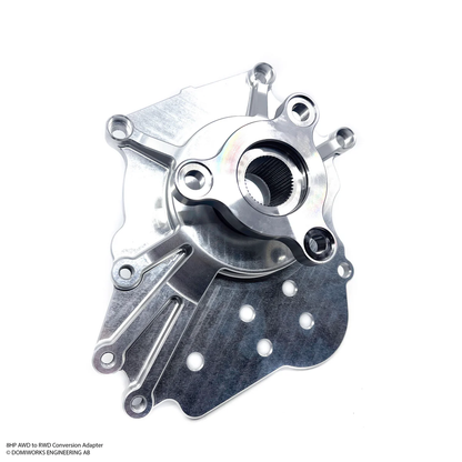 DomiWorks Engineering - BMW 8HP AWD TO RWD CONVERSION ADAPTER KIT - 105MM GUIBO