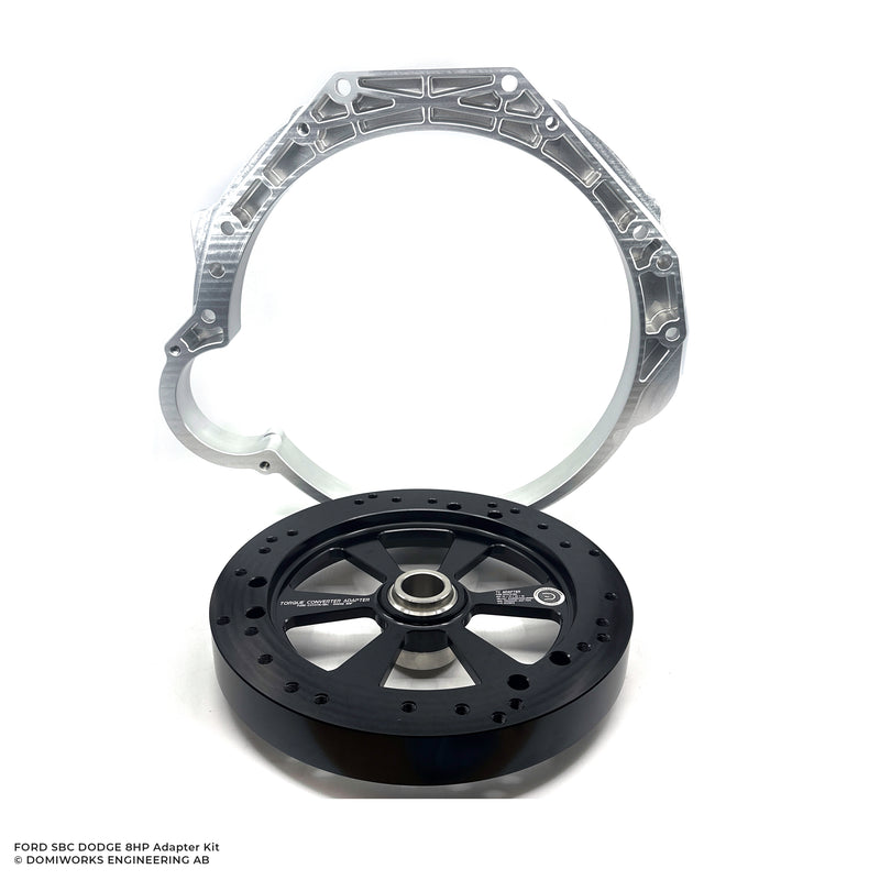 DomiWorks Engineering - FORD SMALL BLOCK 289 302 351C 351W 8HP 70/75/90/95 DODGE ADAPTER KIT