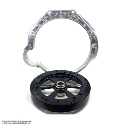 DomiWorks Engineering - FORD SMALL BLOCK 289 302 351C 351W 8HP 70/75/90/95 DODGE ADAPTER KIT