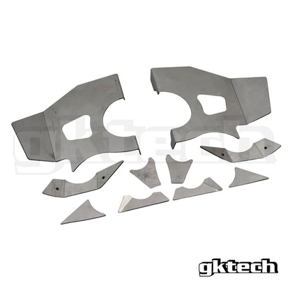 GKTech - LEXUS IS300 SUBFRAME WELD-IN REINFORCEMENT PLATES