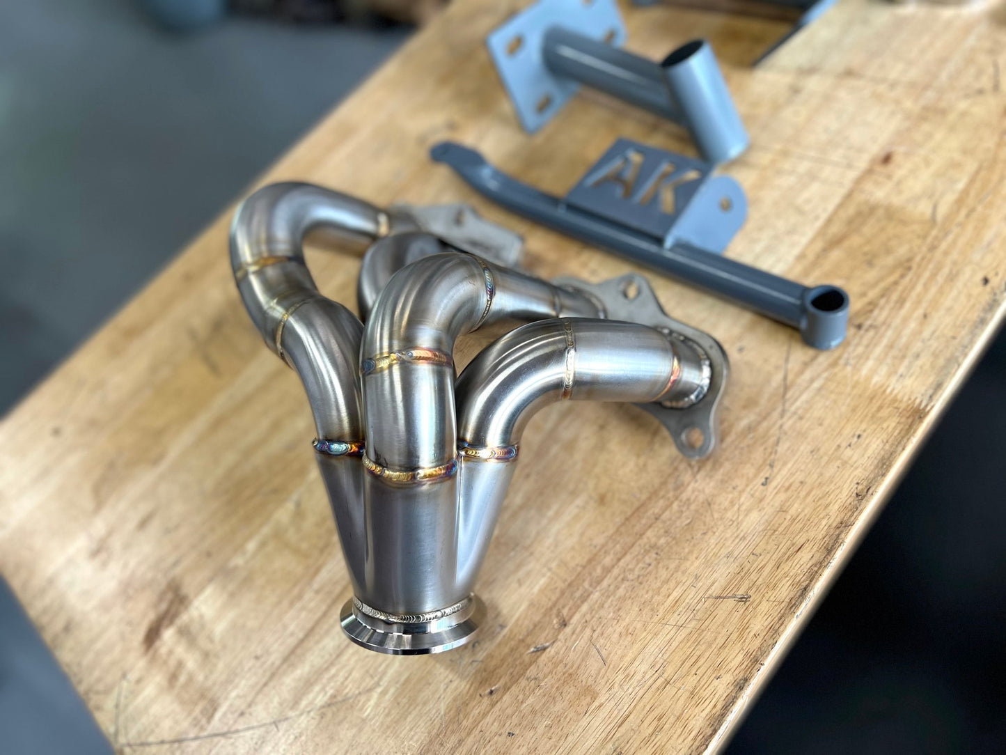 AK 3SGE BEAMS TO E30 SHORTY HEADERS