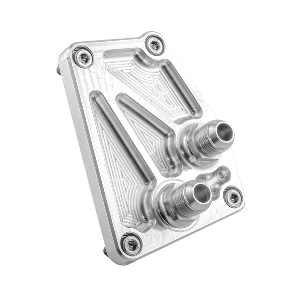 PMC Motorsport - AN10 Oil cooler adapter BMW V8 M60 M62 + flare fittings