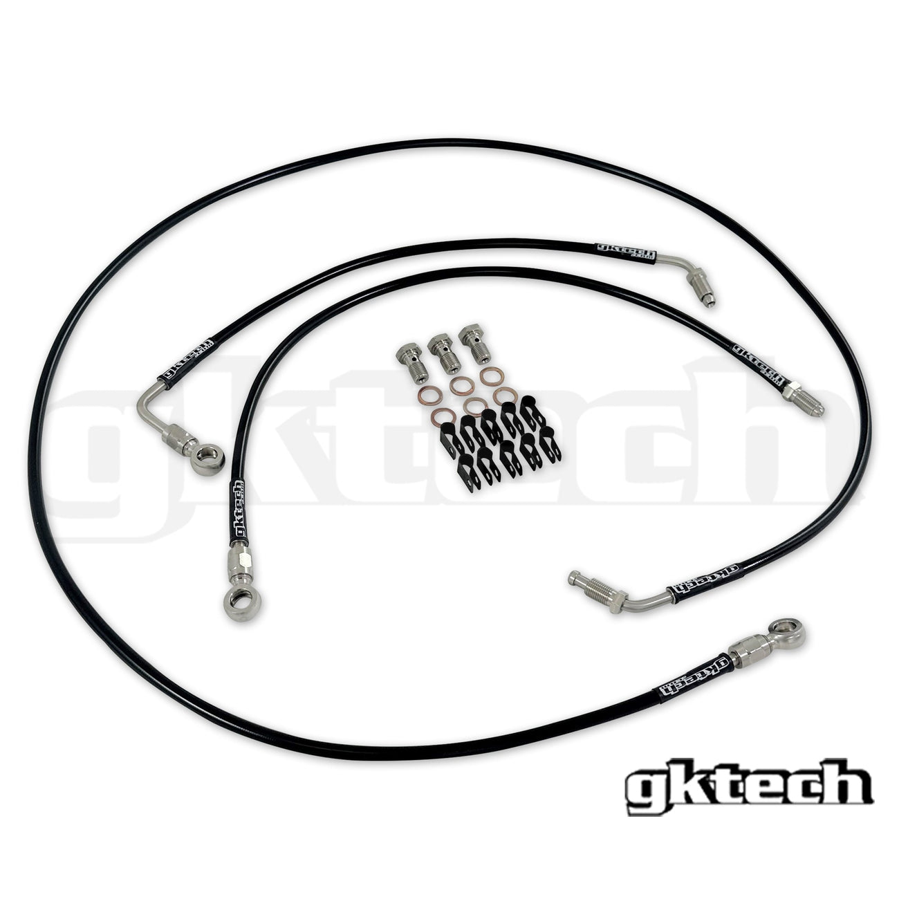 GKTech - R33/R34 ENGINE BAY BRAKE LINE DELETE KIT