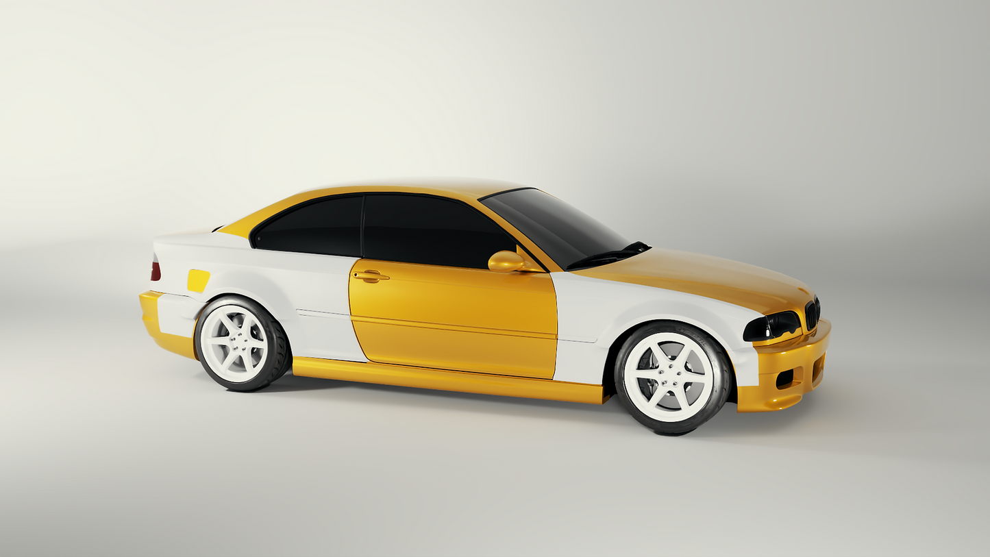 Big Duck Club - BMW E46 V2 - Coupe Wide body kit